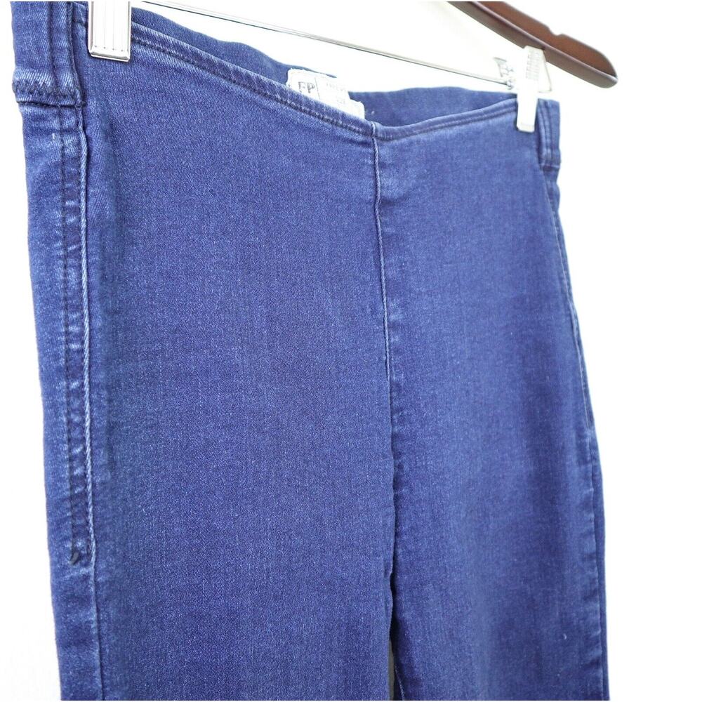 Free People Size 25 Easy Goes It Jeggings Denim Medium Blue Wash - Picture 4 of 10